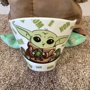 Plush Baby Yoda and Baby Yoda Ramen Bowl